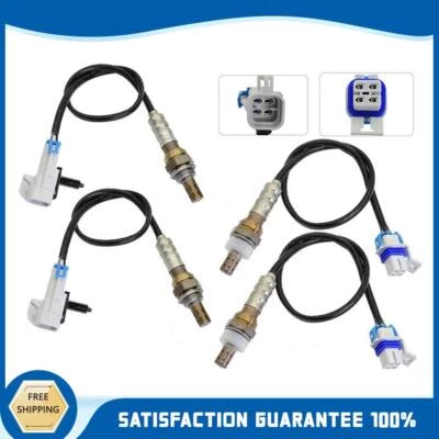 4X O2 Oxygen Sensors Up&Downstream For 2008-2013 GMC Sierra Chevy Silverado 1500 - Image 1 of 4