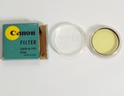 FILTRO  CANON vintage Light Yellow  55mm - filtro Canon 55 mm  giallo chiaro