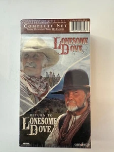 Lonesome Dove: Complete Set (3 VHS Tape Set) Return, Making - Factory Sealed - Picture 1 of 3