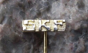 Vintage SKF Steel Roller Ball Bearing Swedish Sweden Engineering Firm Pin Badge - Picture 1 of 2