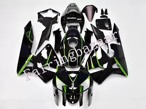 Fit for 2005 2006 CBR600RR Black Candy Green ABS Injection Bodywork Fairing Kit - Foto 1 di 7