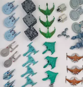 Vintage Star Trek Galoob Toys Micro Machines 1990's Ships with Stands Bases - Picture 1 of 37