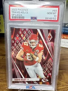 2023 NFL Phoenix Travis Kelce SP Lava /199 PSA 10 POP 5 - Picture 1 of 3