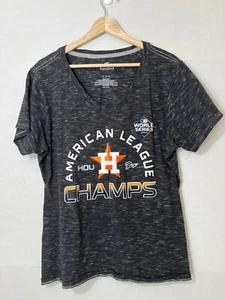 Camiseta Fanatics Houston Astros 2019 Campeón de la Liga Americana XL Serie Mundial Mujer - Imagen 1 de 8