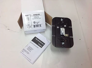 Pass & Seymour TDFB83-PW Toggle Dimmer Switch Fluorescent 8A, 1P, 3Way Preset - Picture 1 of 8