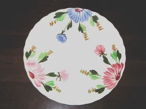 Blue Ridge Southern Potteries Mardi Gras Variant Dinner Plate Vintage - Picture 1 of 3