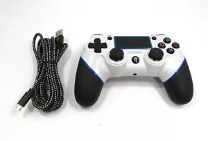 TTX TECH White Champion PS4 Wireless Controller with USB Charging Cable NXP4-284 - Bild 1 von 6