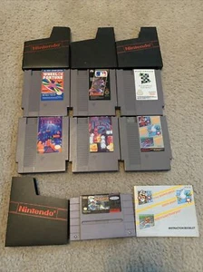 NES Cartridge Lot Nintendo OEM Werewolf Mario Rad Racer Tetris Tested Working - Picture 1 of 6