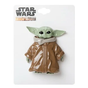 Star Wars The Mandalorian - Grogu Child Baby Yoda Alfiler Grande 3D - Bioworld - Imagen 1 de 3