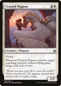 Trusted Pegasus (036) Guerra della Scintilla GUERRA MTG Magic - Foto 1 di 1