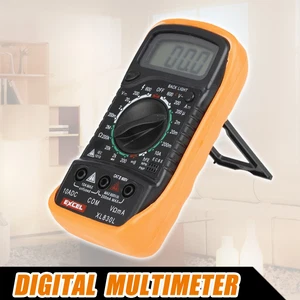 LCD Voltmeter Amperemeter Digital Multimeter Transistor Messgerät + 9V Batterie - Bild 1 von 8