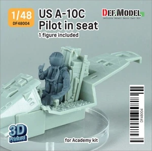 DEF Model 1/48 US A-10C Pilot in seat (for Academy A-10C) model kit #DF48004 - Picture 1 of 8