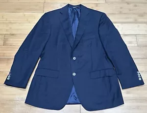 Paul Stuart Super 120’s Navy Blue Blazer Men’s 39S Metal Buttons Dual Vented - Picture 1 of 9
