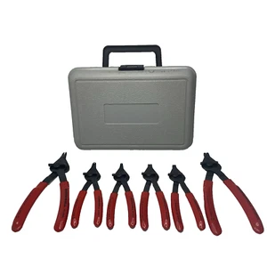 Cornwell Convertible Retaining Snap Ring Plier Set 6-Piece W/CASE - Used - Picture 1 of 24