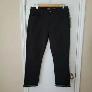Pantalones de mezclilla rectos al tobillo Jen7 By 7 For Allmankind talla 12 nuevos con etiquetas - Imagen 1 de 12