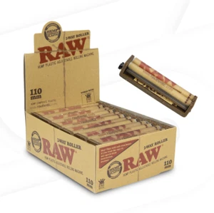 RAW Classic Hemp Plastic 2-Way Roller Adjustable Rolling Machine 110mm| 12 units - Picture 1 of 4