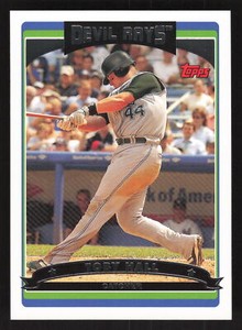 2006 Topps   Toby Hall #384 Tampa Bay Devil Rays
