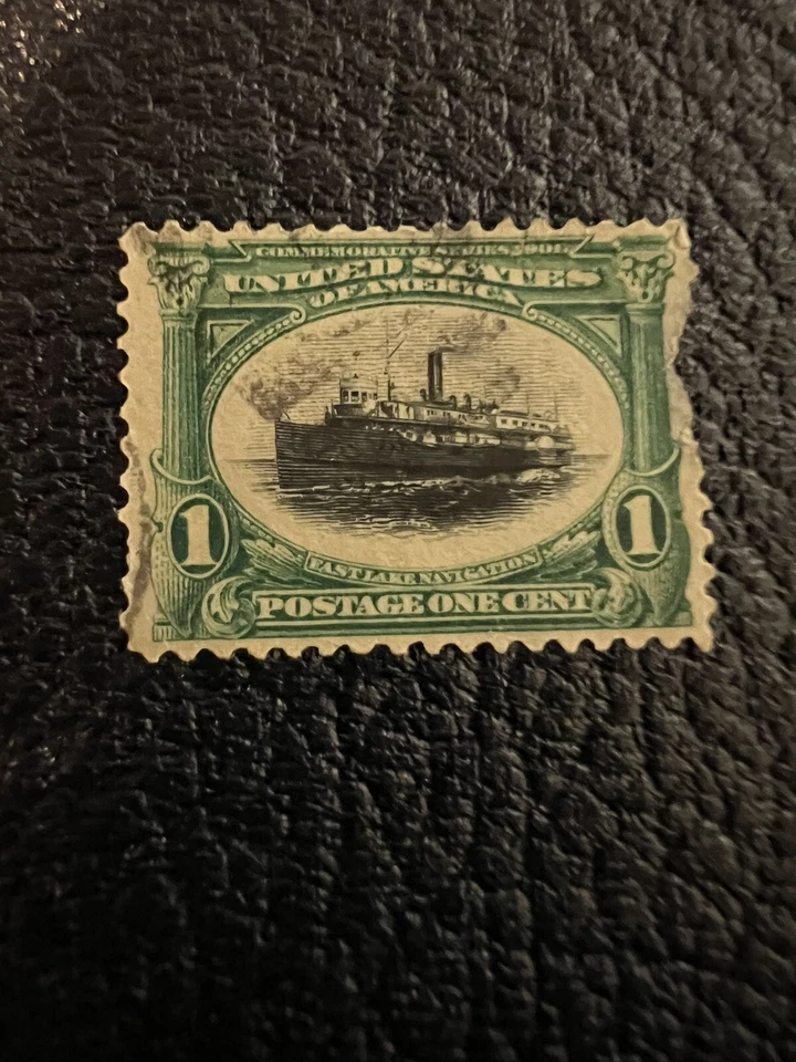 SCOTT 294 1901 1 CENT PAN AMERICAN EXPOSITION NOT IN BAD SHAPE  - Image 1 of 4