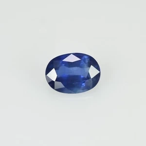 0.41 cts Natural Blue Sapphire Loose Gemstone Oval Cut - Picture 1 of 3