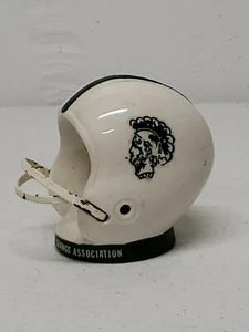 1960s Michigan State Spartan MINI FOOTBALL HELMET BANK Wyatt Dunagan Williams - Picture 1 of 10