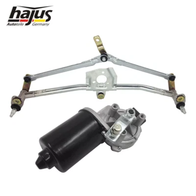 Original Hajus wiper linkage + windscreen wiper motor Audi A3 8L1 VW Bora Golf 4 - Image 1 of 4
