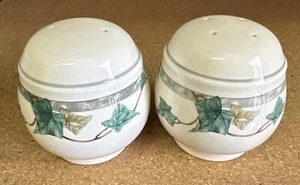 Noritake China Ivy Lane Salt & Pepper Shaker Set Green Ivy - Picture 1 of 5