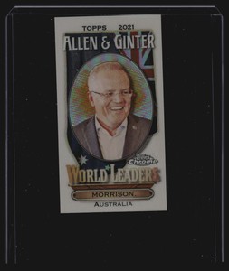 2021 Topps Allen and Ginter Chrome Mini World Leaders #MWL9 Scott Morrison