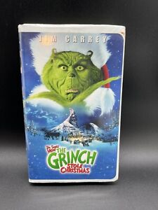 How the Grinch Stole Christmas VHS 2001 clamshell cover Jim Carrey 