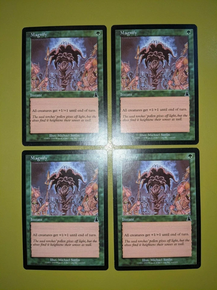 Magnify x4 Urza's Destiny 4x Playset Magic the Gathering MTG - Image 1 of 1