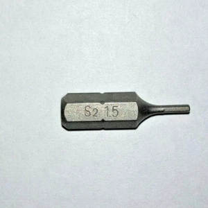 10 Pack Metric Hex 1.5mm 1.5 mm M1.5 Screwdriver insert Drill Bit - Picture 1 of 1