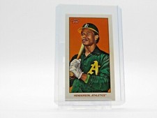 Rickey Henderson 2020 Topps T-206 Series 2 Card #24 Piedmont Back