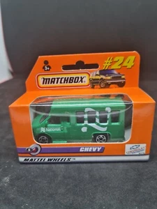 New matchbox 1-75 Chevy Chevrolet Transport Bus # 24 1998 national green Vintage - Picture 1 of 7