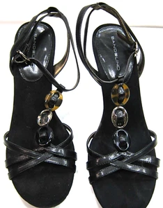 Bandolino Woman's Dress Shoe Size 9M Black 2.5 in Heels, Straps - Picture 1 of 9