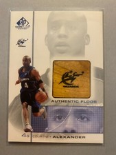 A12,845 - 2000-01 SP Game Floor Authentic Floor #CA Courtney Alexander