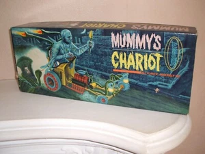 AURORA MUMMY'S CHARIOT MINOR ASSEMBLY & PAINT MID GRADE U.S BOX VERY - Picture 1 of 12