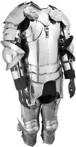 Medieval LARP Suit Of Armor- Gothic wearable Suit Of Armor Knight Cosplay Armour - Picture 1 of 4
