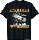 NEUF LIMITÉ drôle électricien hommes femmes ingénieurs électriciens T-shirt cadeau AS-5XL