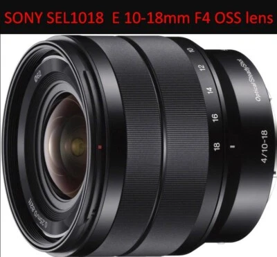 SONY SEL1018 Digital camera Lens E 10-18mm F4 OSS lens - Image 1 of 4