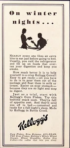 1931 Kellogg's Cereal Corn Flakes Before Going to Bed Vintage Print Ad - Picture 1 of 2