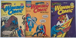 3 Australian Superman Presents Comics - Planet Comics 1972 - Batman + More - Picture 1 of 5