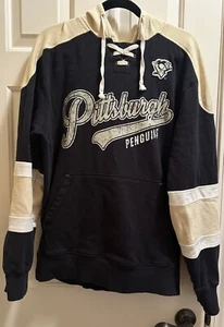 Pittsburgh Penguins Hoodie Sweatshirt G-lll Size Medium - Picture 1 of 4