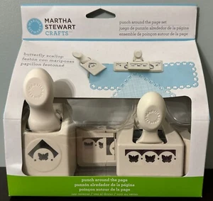 Martha Stewart Crafts Butterfly Scallop Punch Around the Page - Picture 1 of 9