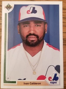 Ivan Calderon Montreal Expos 1991 Upper Deck Baseball Card #786 Mint - Picture 1 of 2