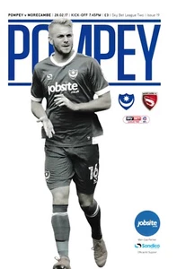 Portsmouth v Morecambe 16/17 programme - Picture 1 of 1