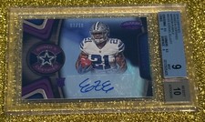 BGS 9 2016 PANINI CERTIFIED #SCEE EZEKIEL ELLIOTT RC AUTO Mirror Purple NUM#7/10