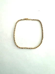 14 Karat Gelbgold Seil Kette Armband - Bild 1 von 4