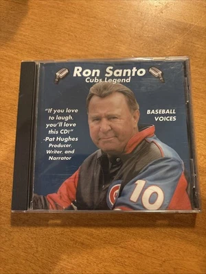 Baseball Voices "Ron Santo: Cubs Legend" CD OOP 2011 WGN AM Chicago Radio MLB Foto 1 de 4