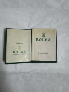 Vintage Rolex wallet /paper holder; translation Paper ; 1975 Booklet Set -A Rome - Picture 1 of 5