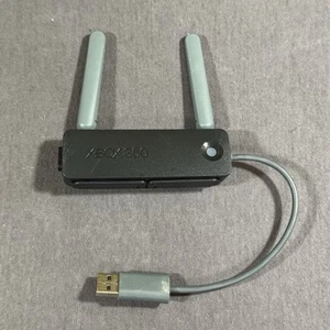 Microsoft Xbox 360 WiFi Wireless N Networking Adapter 1398 Black - Tested - Picture 1 of 4