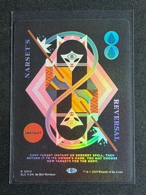 MTG Secret Lair Encyclopedia of Magic the Gathering FOIL Narset’s Reversal RARE - Image 1 of 2